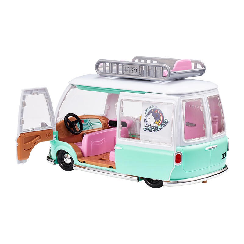 ฟิกเกอร์รถ BT21 Universtar Camping Car Play Set by Line Friends x Young Toys