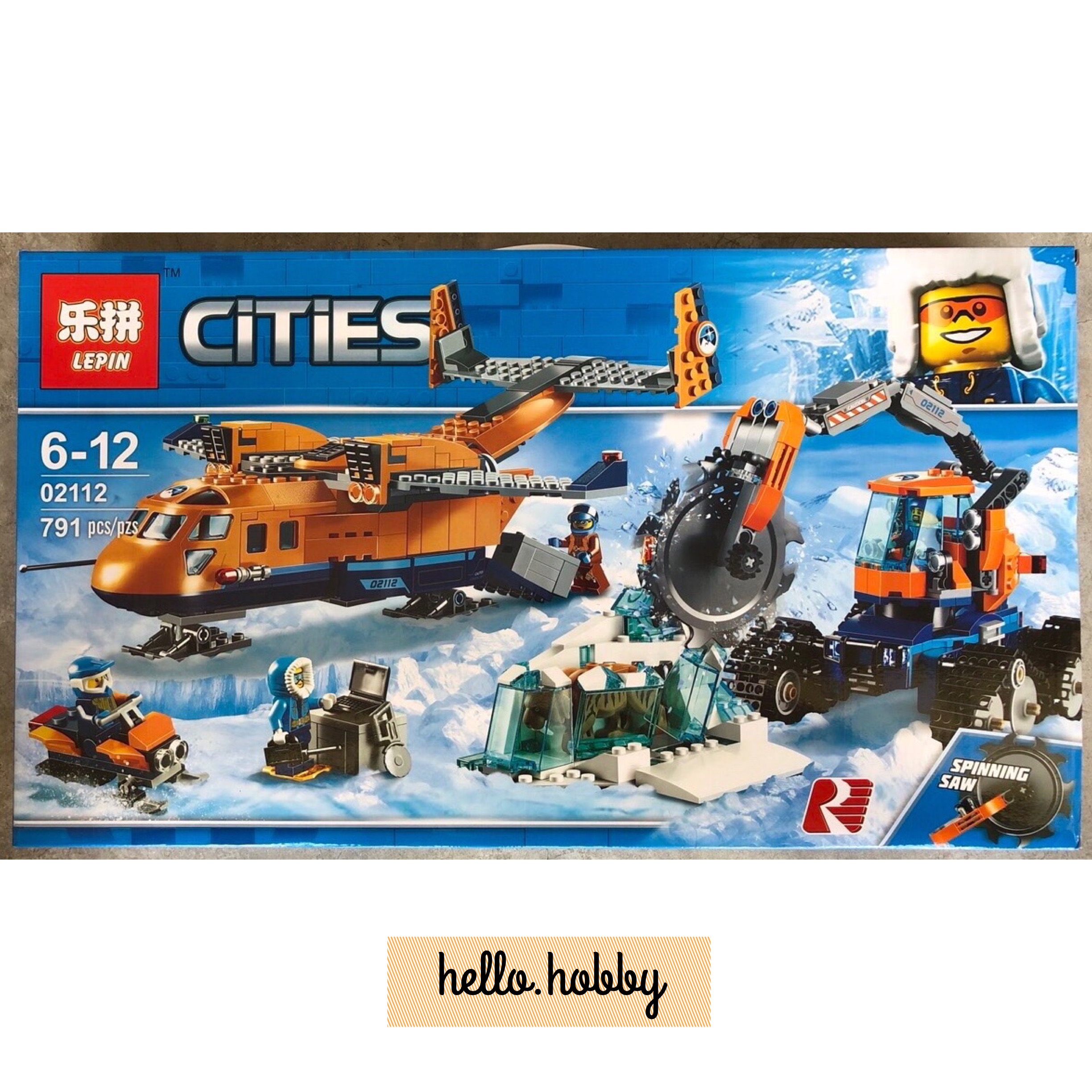 Lepin 02112 Arctic Supply Plane 791pcs