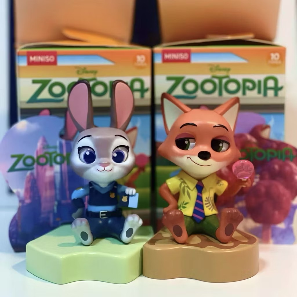 โมเดลได้ 1ตัว Disney - Zootopia - Sit Nicely Series by Miniso