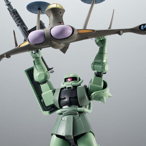 PRE-ORDER : Robot Spirit <SIDE MS> ZAKU II AND ZEON's RECONNAISSANCE AIRCRAFT SET ver. A.N.I.M.E.