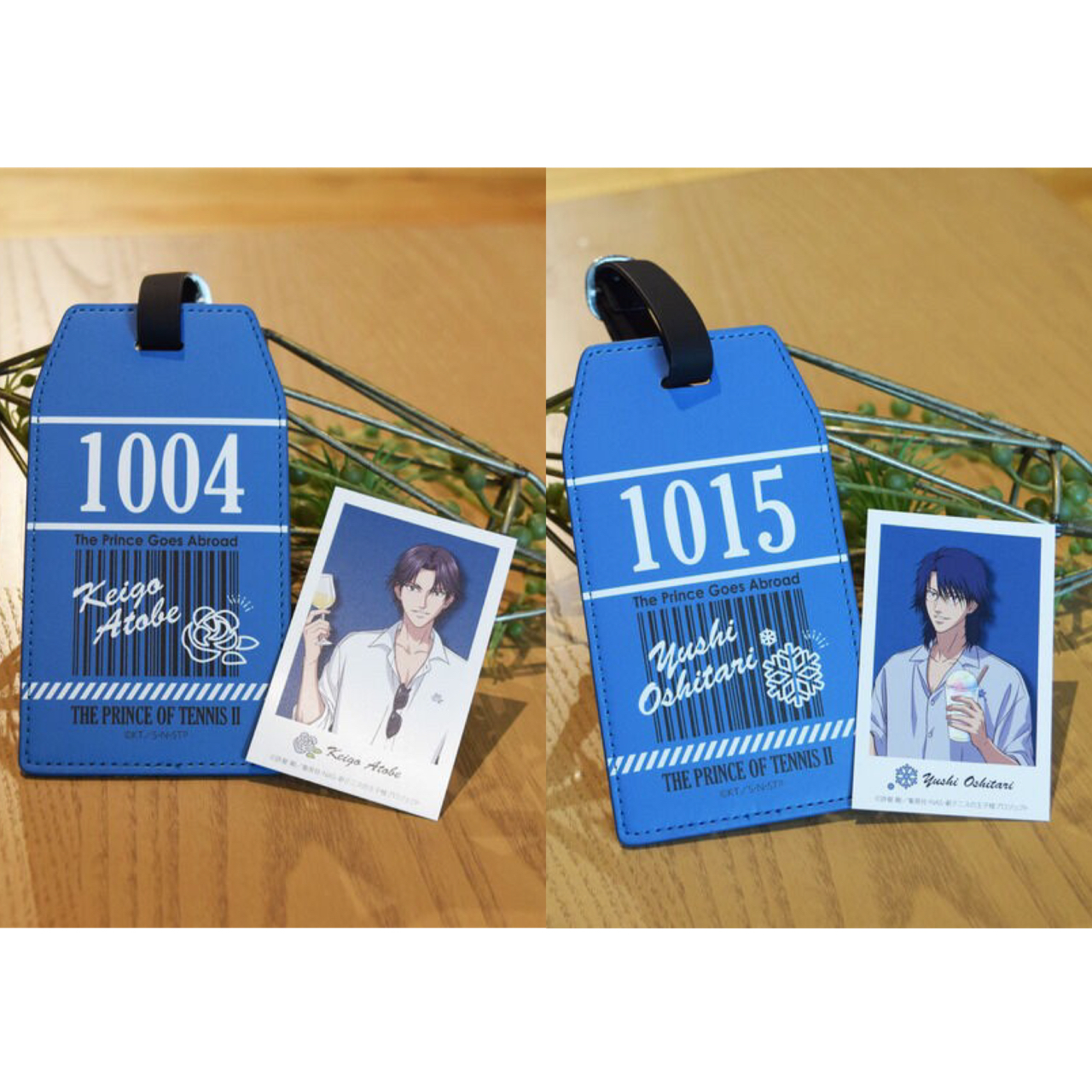 PRE-ORDER : New Prince of Tennis The Prince Goes Abroad Luggage Tag with Illustration Sheet