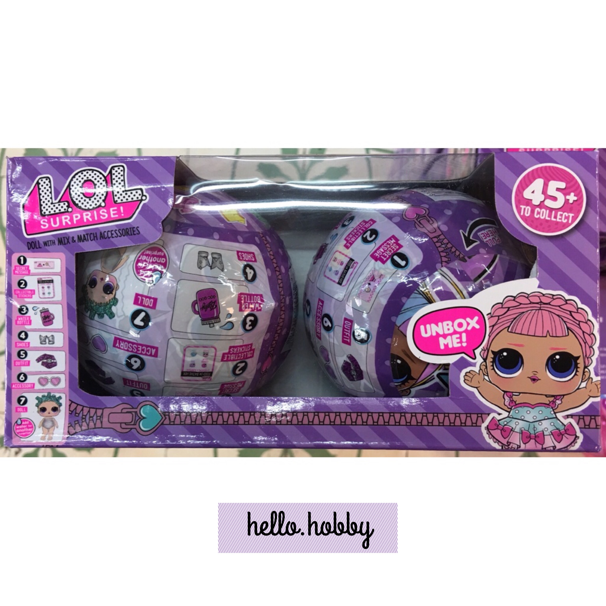 Surprise Egg L.O.L Purple Version (Set of 2)