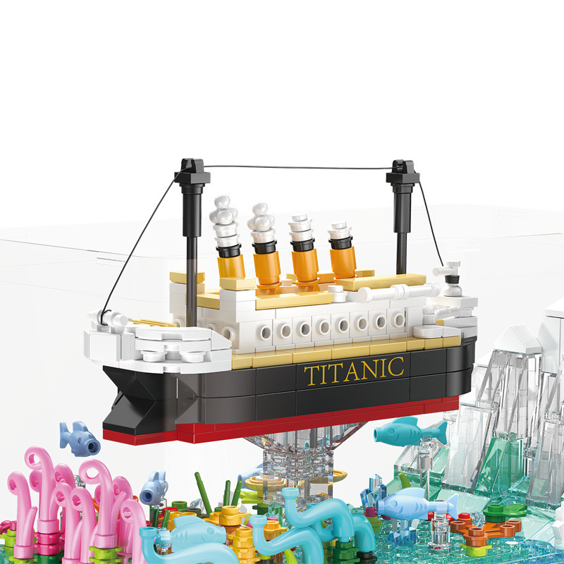 Zhe gao 662010 Titanic 579pcs (มีไฟ)