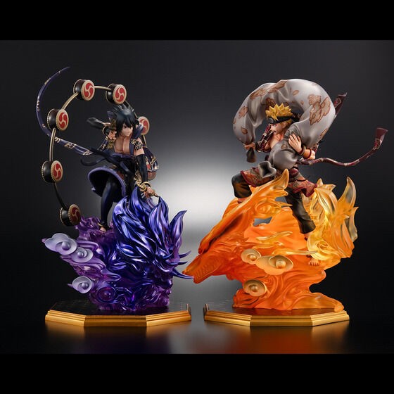 PRE-ORDER : Precious G.E.M. Series NARUTO Shippuden Uzumaki Naruto -Fujin- & Uchiha Sasuke -Raijin- Set