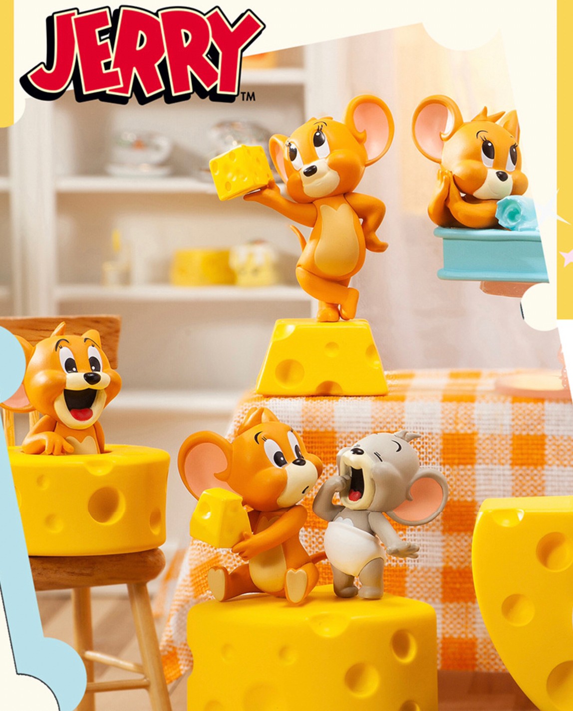 Blind Box - Tom & Jerry I Love Cheese Series By Miniso (6+1secret)