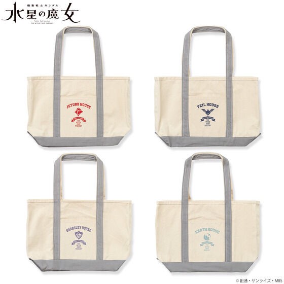 PRE-ORDER : Mobile Suit Gundam The Witch from Mercury Asticasia College of Technology Dormitory Motif Tote Bag (4 types in total)