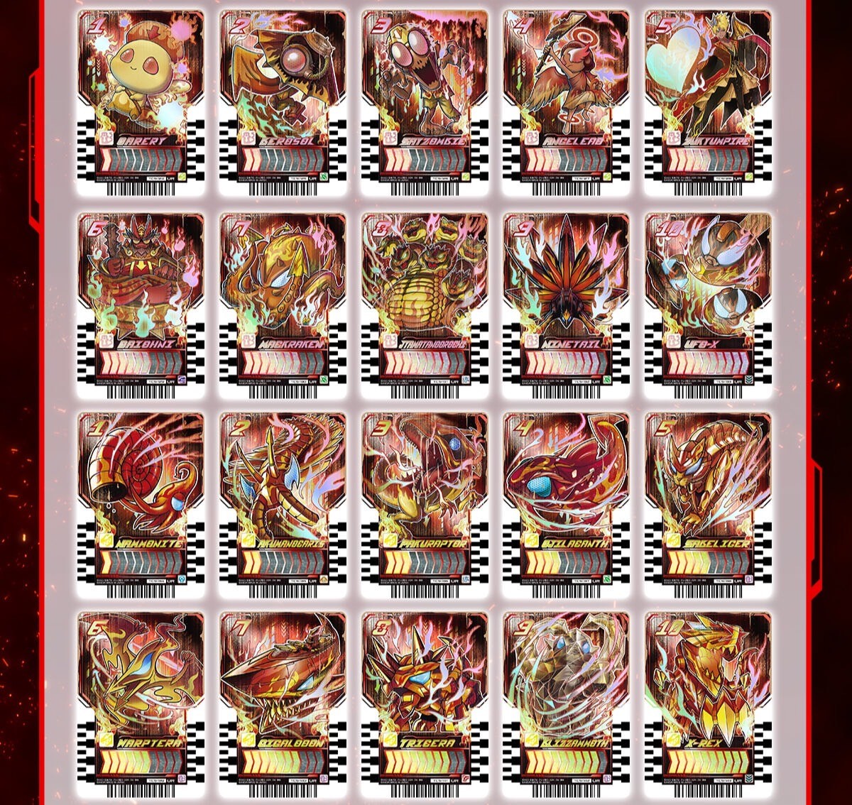 PRE-ORDER : Ride Chemy Trading Card Daybreak Gotcha File & Daybreak Chemy Card Complete Set