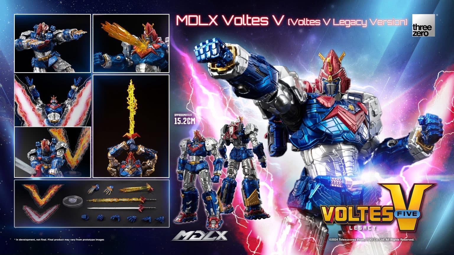 Pre-order : Voltes V: Legacy MDLX Voltes V (Voltes V Legacy Version) by Threezero