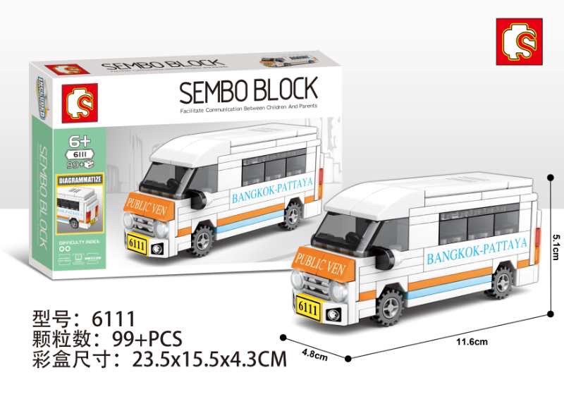 Sembo block 6108-6115 Amazing Thailand Vol.2