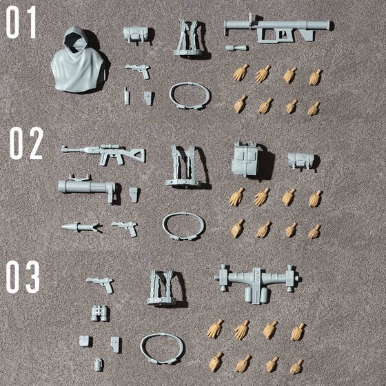 PRE-ORDER : G.M.G. PROFESSIONAL Mobile Suit Gundam Soldier 01~03 Set Box 1/18 Action Figure [w/ Bonus]