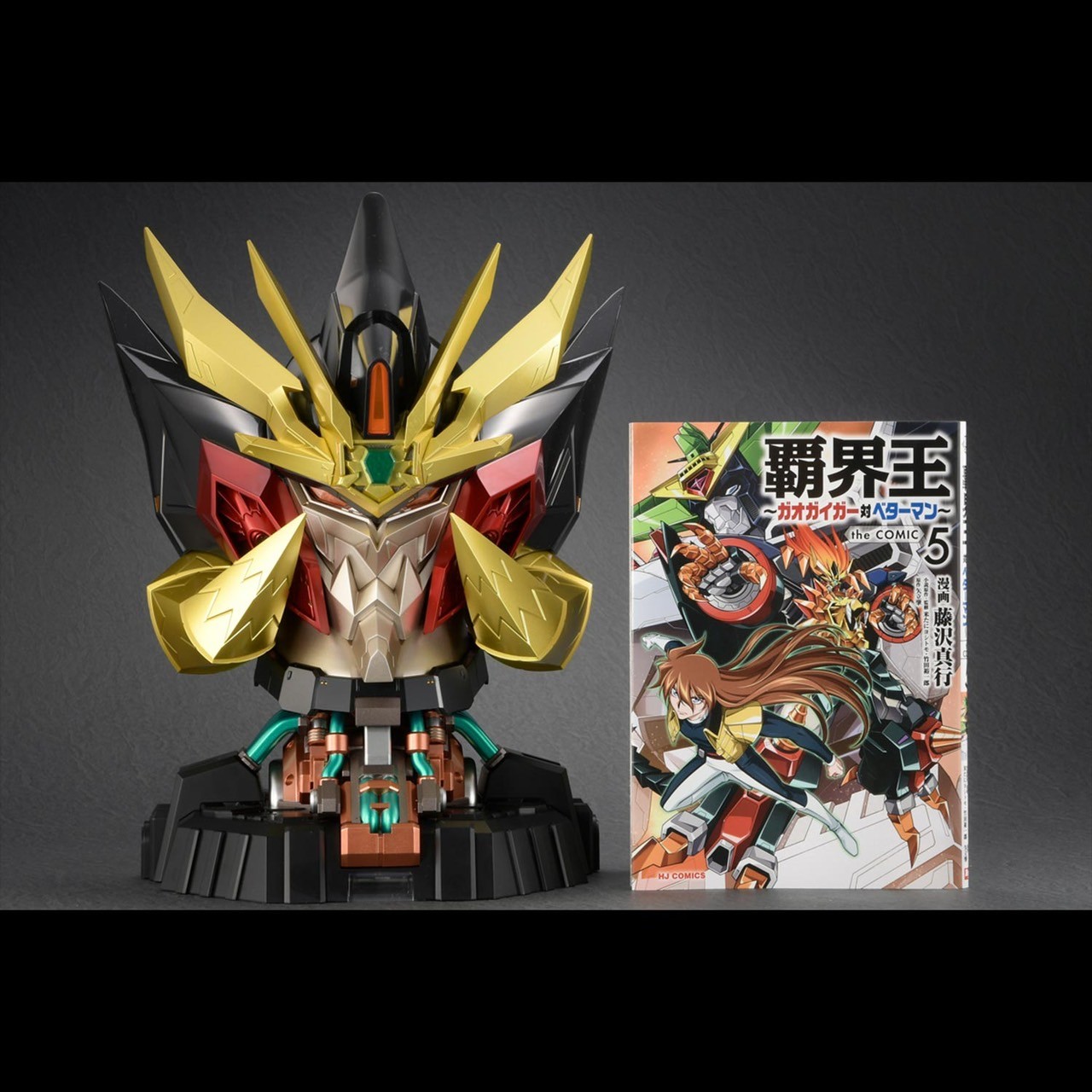 Pre-order : AMAKUNI KIZIN GENESIC GAOGAIGAR Head Display Model by Sentinel x Hobby Japan