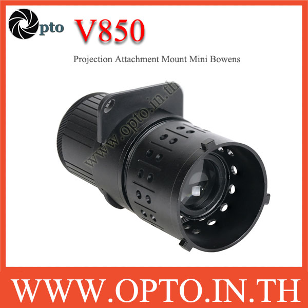 V850 condenser tube with lens Projection Attachment Mount Mini Bowens For ZU60 L023 L024 LT028