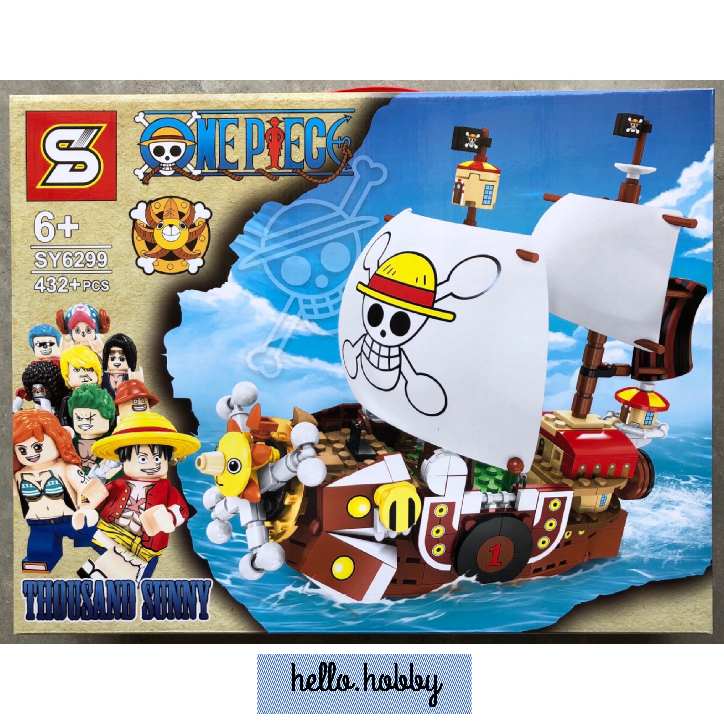 SY 6298 One Piece THOUSAND SUNNY 432pcs