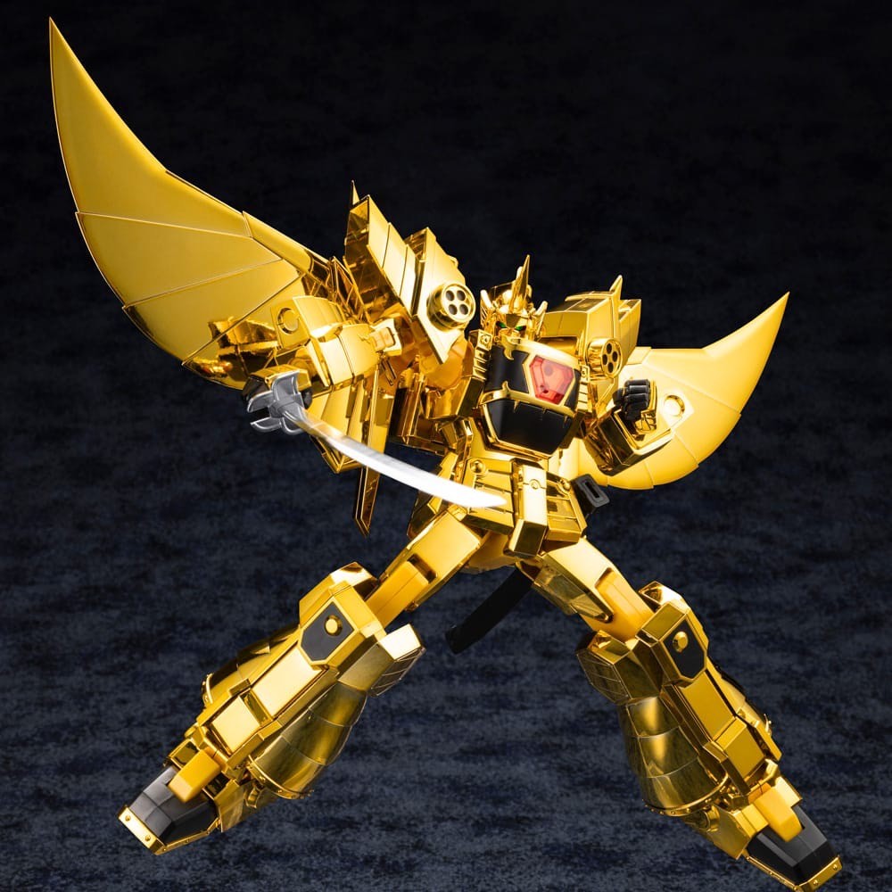 Pre-order : *Kotobukiya Shop Limited* Great Goldran Gold Plated Ver. Plastic Model Kit by Kotobukiya