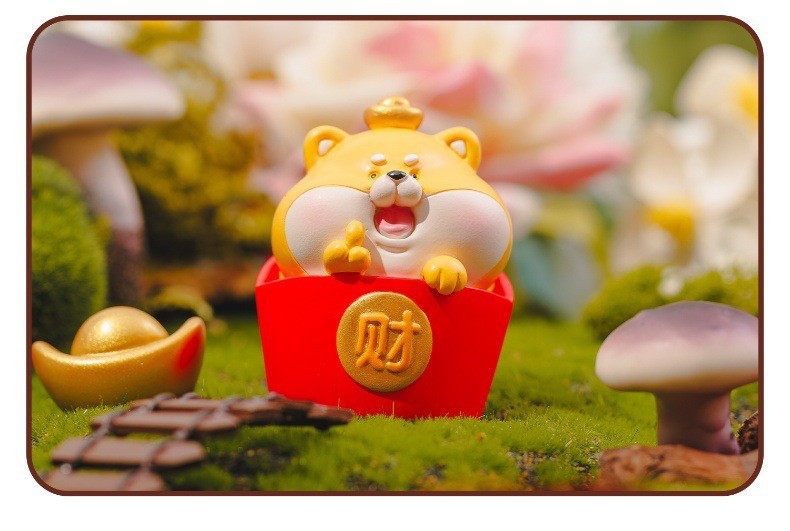 โมเดล ได้ 1 ตัว | Lucky Shiba Dog - More Than Billion Dollars Series by Romantic Light