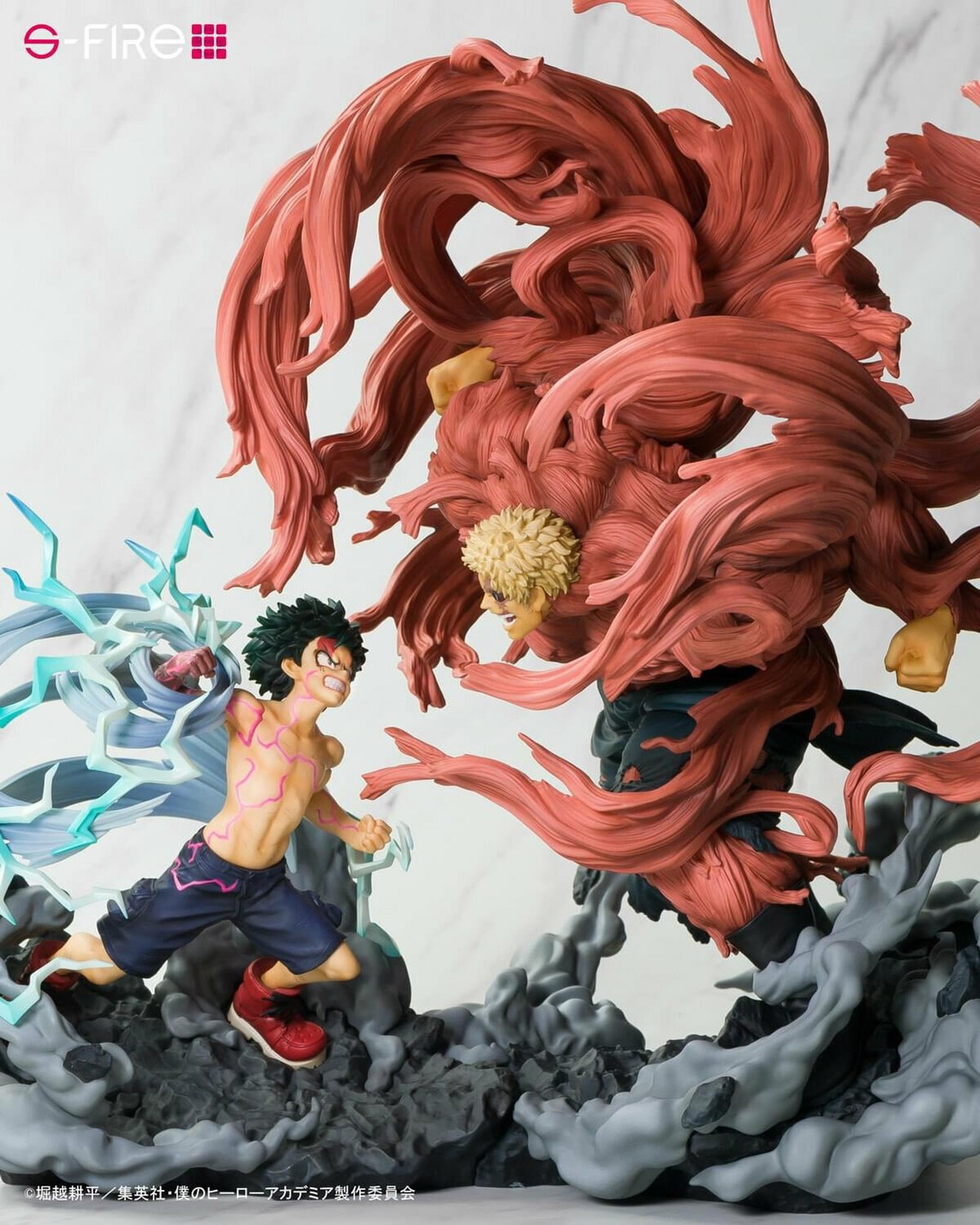 Pre-order : S-FIRE MY HERO ACADEMIA Super Situation Figure Izuku Midoriya vs. Muscular by Takara Tomy