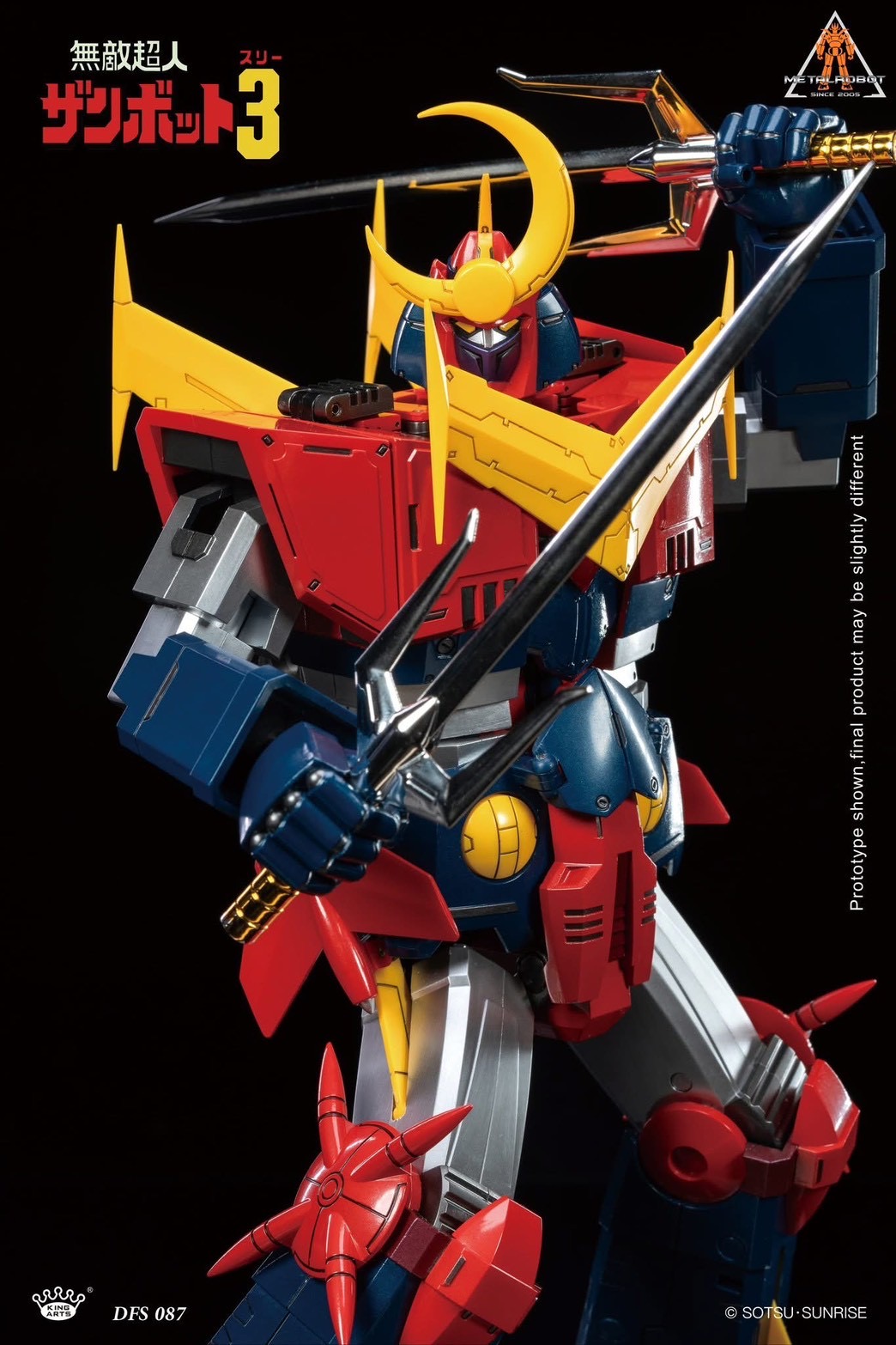 Pre-order : Invincible Super Man Zambot 3 Diecast Action Figure by King Arts