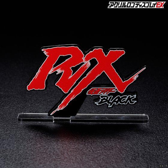 PRE-ORDER : Acrylic Logo Display EX Kamen Rider BLACK RX