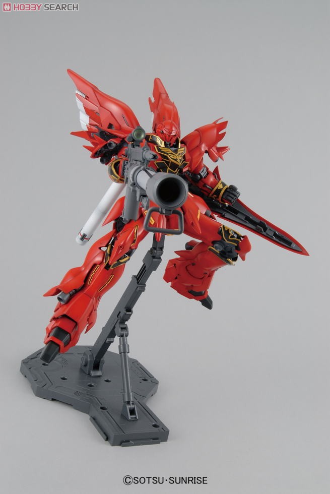 MG 1/100 MSN-06S Sinanju Neo Zeon Mobile Suit Customized for Newtype by Bandai