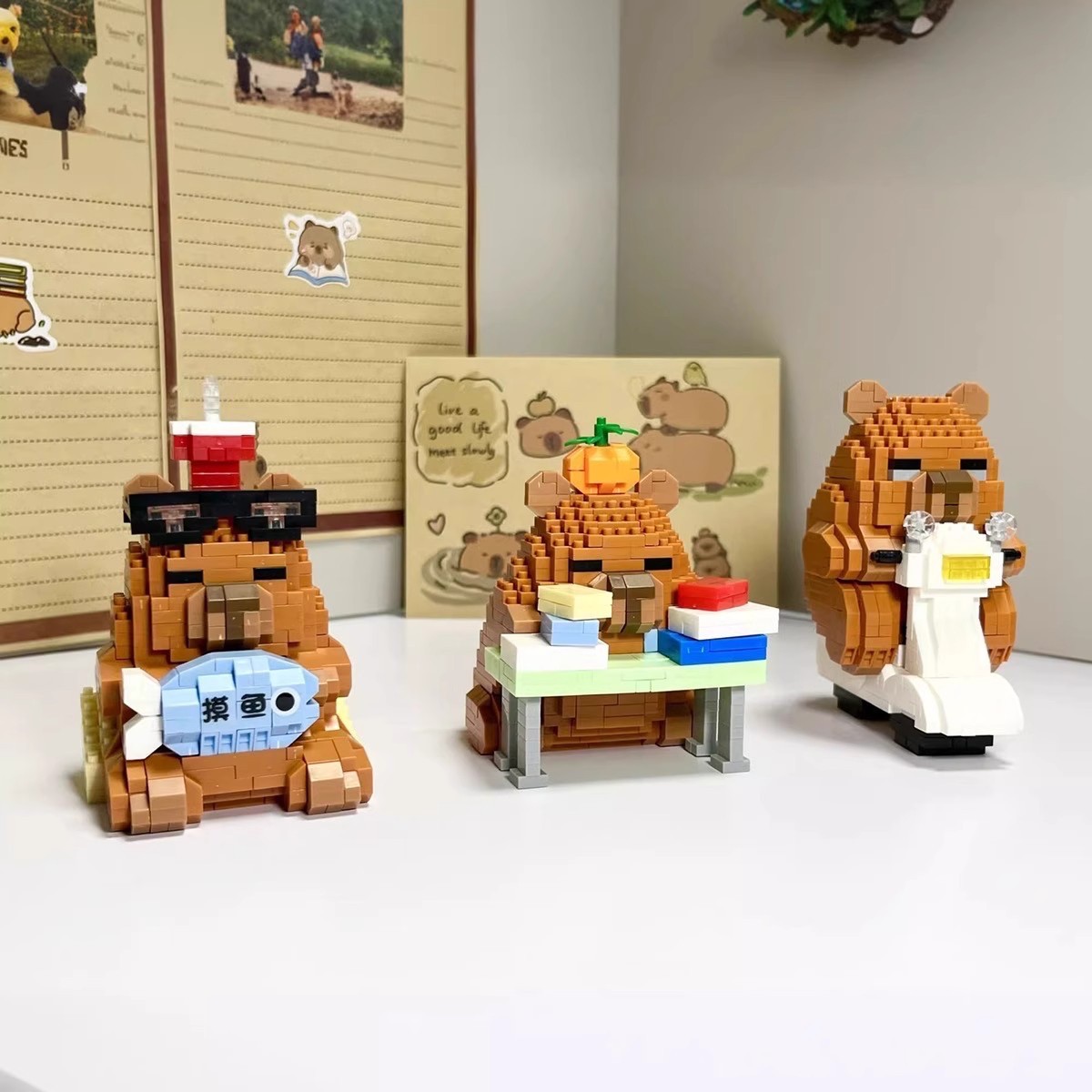 Biqikingdom - MZ 180-185 Daily Life Of Capybara