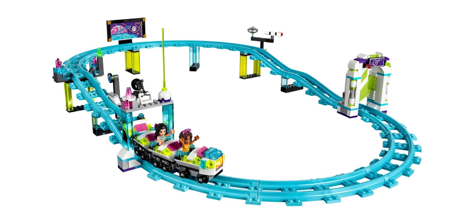 SY 820 Friends Amusement Park Roller Coaster 1178pcs