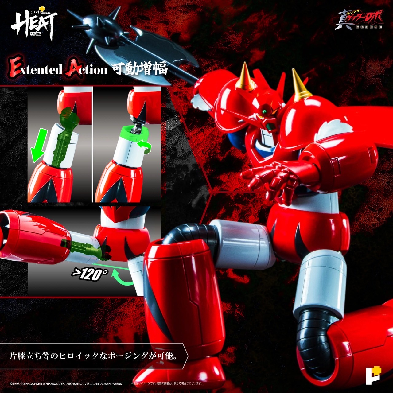 METAL HEAT Series Getter Dragon (Getter Robo Armageddon ver.) by POSE+