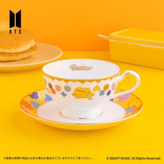 PRE-ORDER : Noritake Cup &Saucer Set BTS Music Theme Boy With Luv ver./ Butter ver.