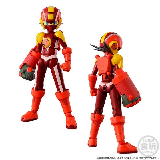 PRE-ORDER : SMP Kit Makes Pose MEGA MAN BATTLE NETWORK STYLE CHANGE HEAT GUTS & WOOD SHIELD SET