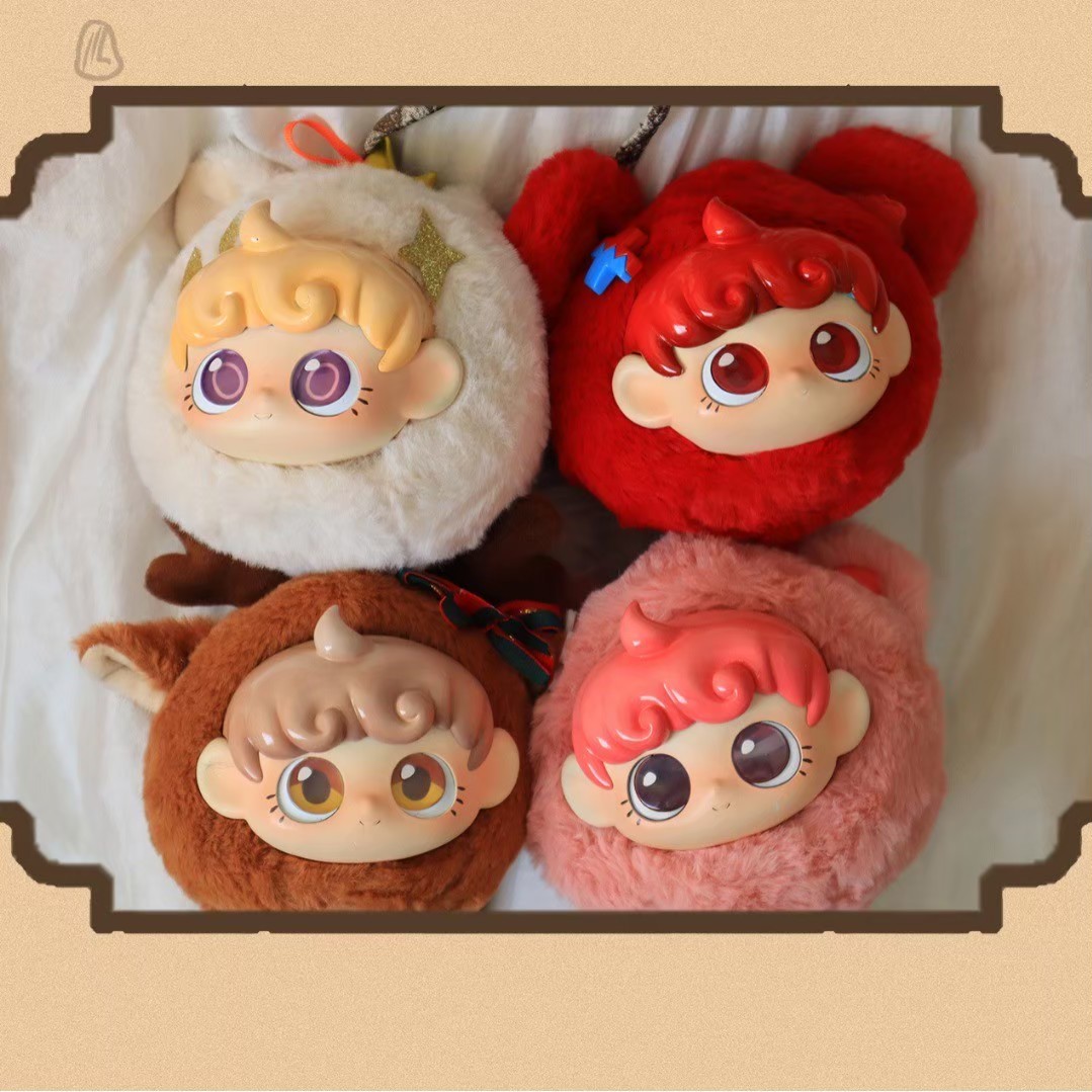 ตุ๊กตาพวงกุญแจ UNA Fantasy World - Roll Plush Toy Series by The Clock Toys