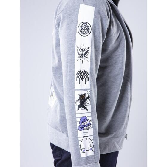 PRE-ORDER : Ohsama Sentai King-Ohger Deformed Official Hoodie Heather Gray