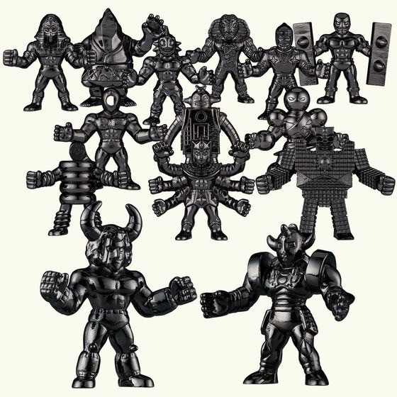 PRE-ORDER : Kinniku Man Diecast Kinkeshi Premium BLACK