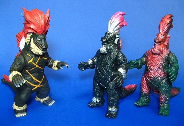 Ultra Monster Series - Ultraman No.08 Geronimon (matte brown, red feathers) 7” by Bandai