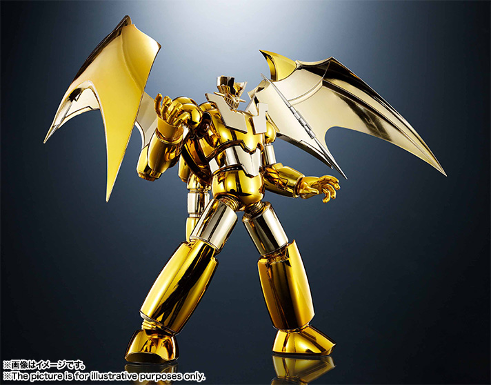 Super Robot Chogokin Shin Mazinger Z Gold Ver. Tamashii Nations 10th Anniversary World Tour Exclusive by Bandai