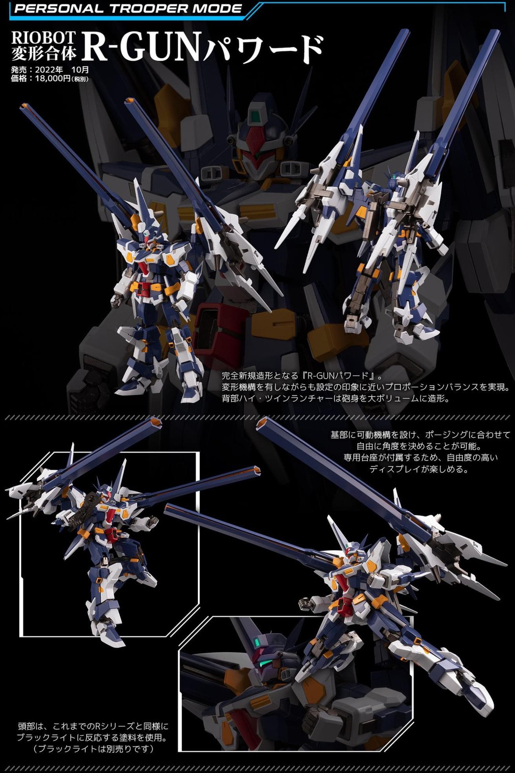 RIOBOT Transform・Combine R-GUN Powered by Sentinel