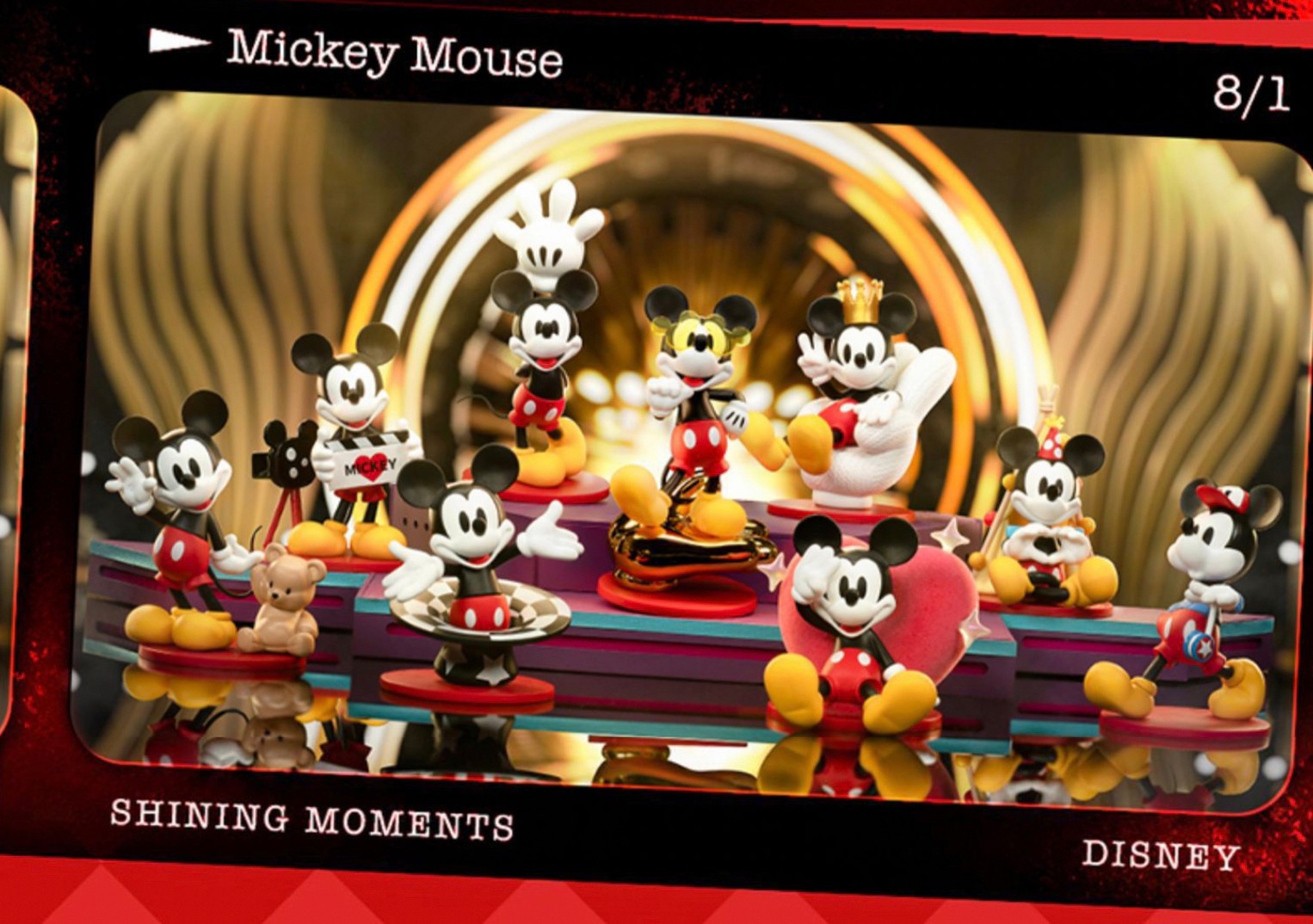 Disney - Mickey Mouse Shining Moments By 52Toys (Set of 8+1secret)