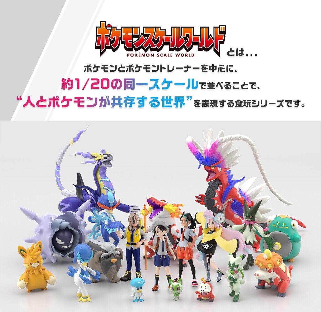 PRE-ORDER : Pokemon Scale World Paldea Region Koraidon / Miraidon