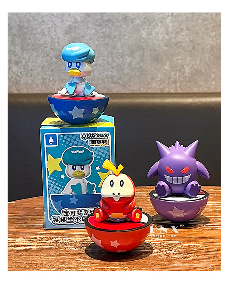 โมเดล ตุ๊กตาล้มลุก Pokemon - Swing Ball - Row Sitting Tumbler Series by Langbowang