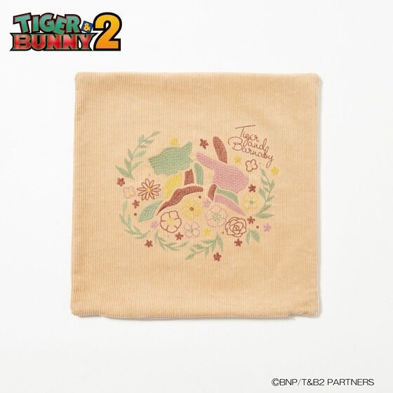 PRE-ORDER : ONOFFYFREE TIGER＆BUNNY2 Embroidered Cushion Cover
