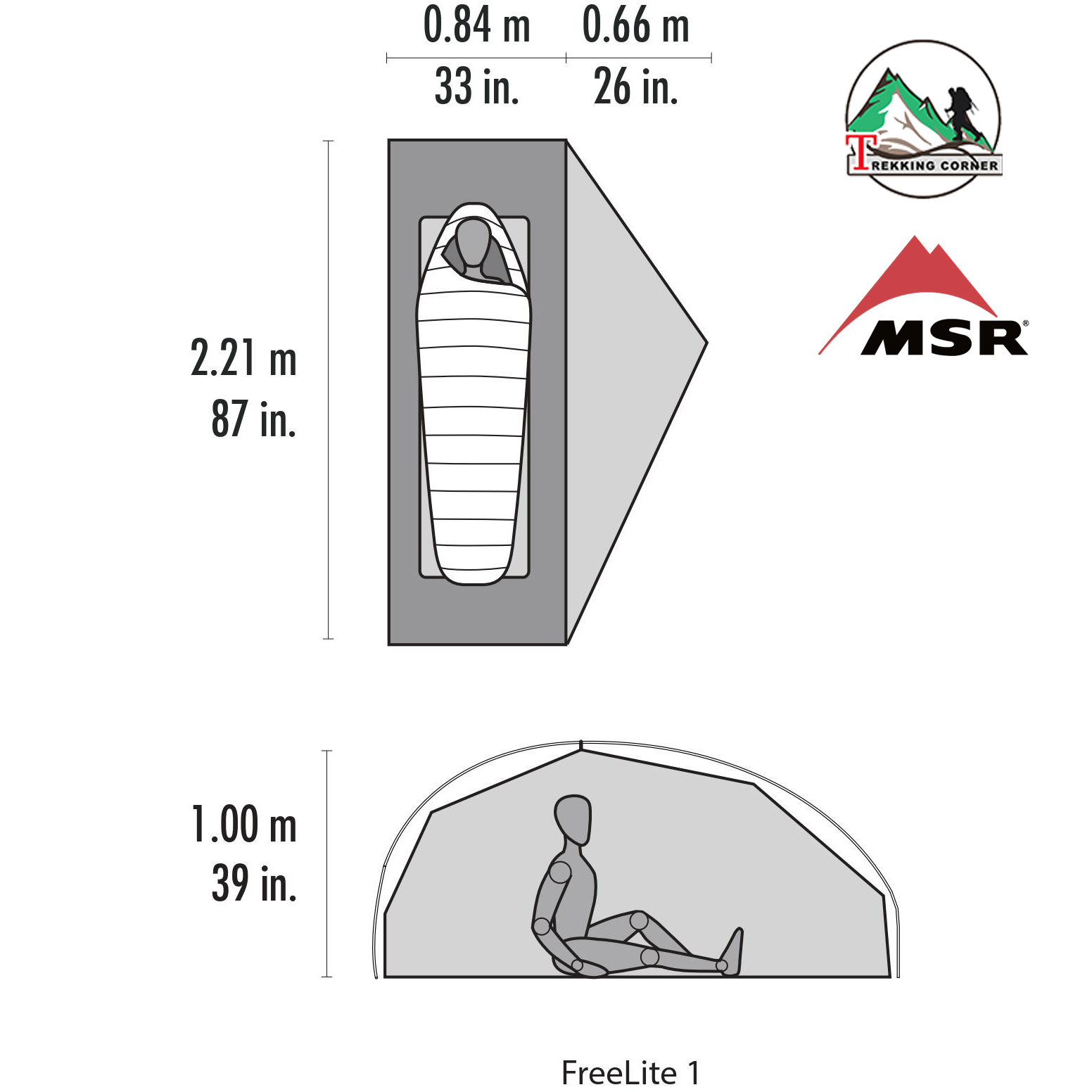 เต็นท์ MSR Freelite 1 Tent