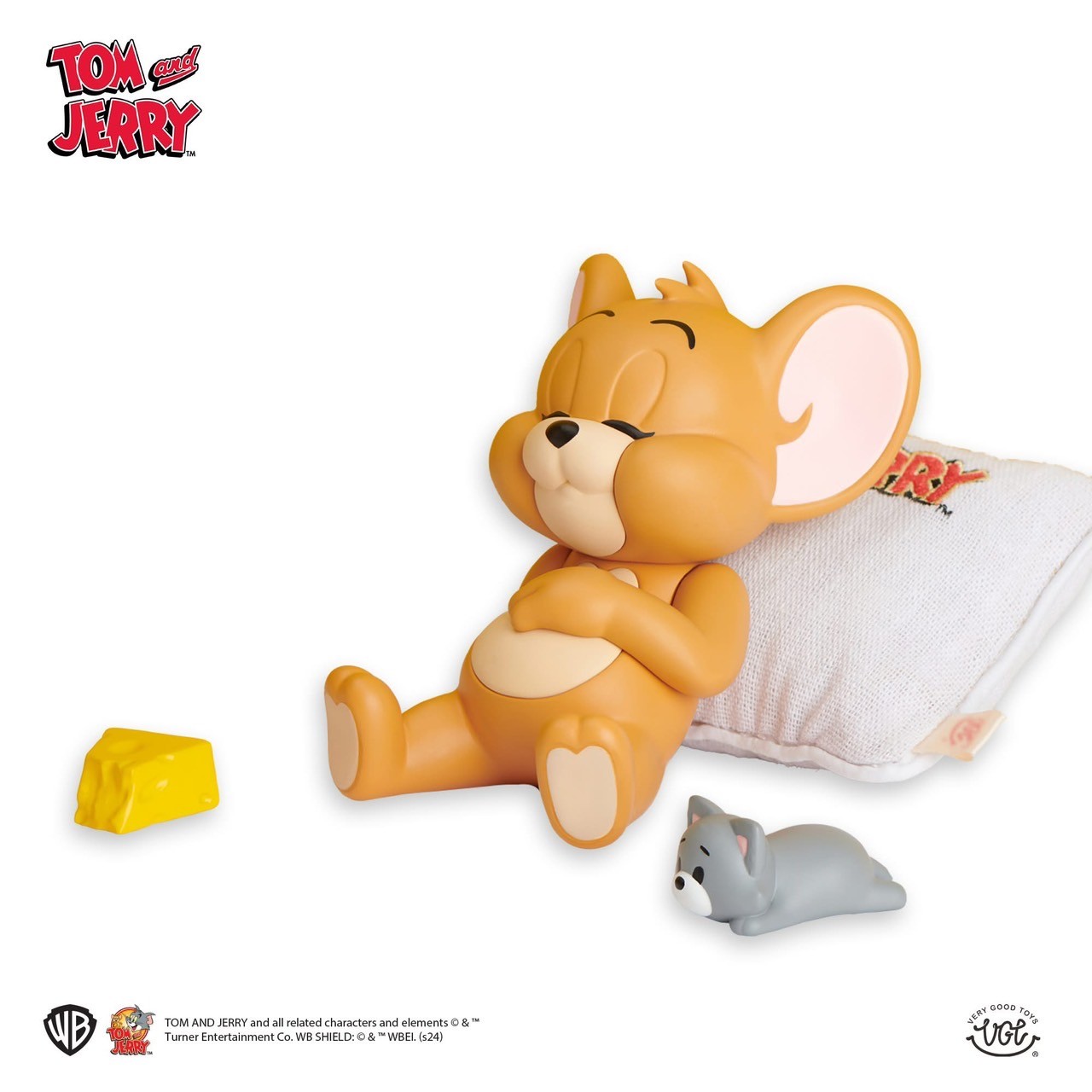 Pre-order : Tom and Jerry Sleepy Jerry with Little Tom by VGT (Very Good Toys)