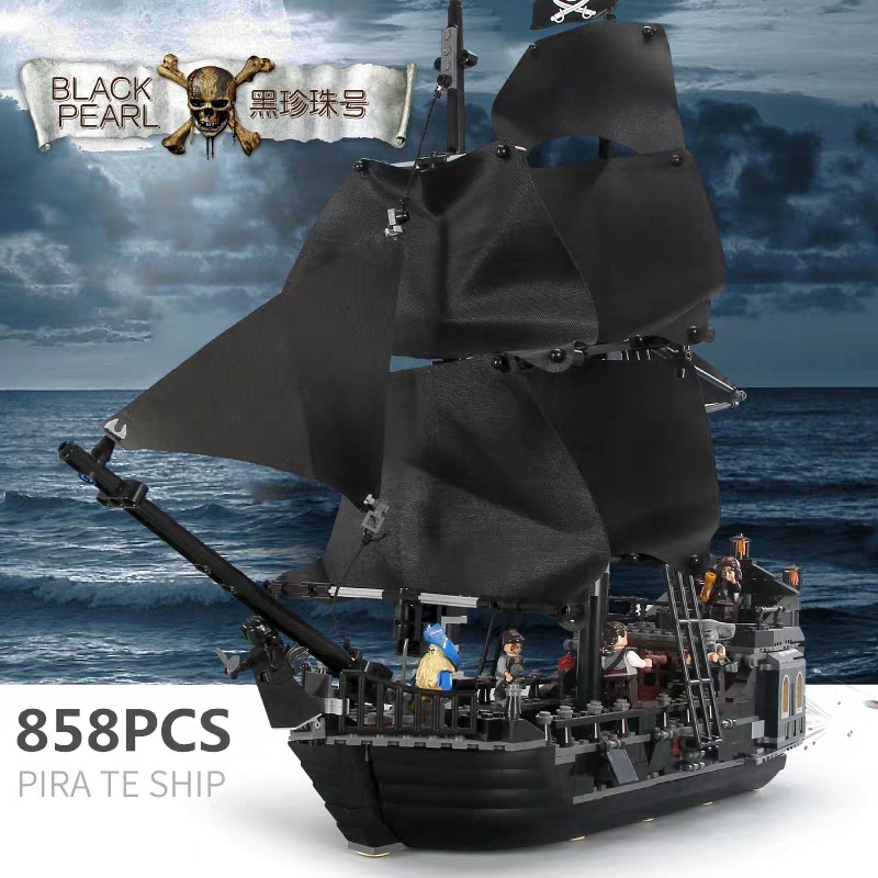 Kaku kk19001 Pirates of the Carribbeans The Black Pearl 858pcs