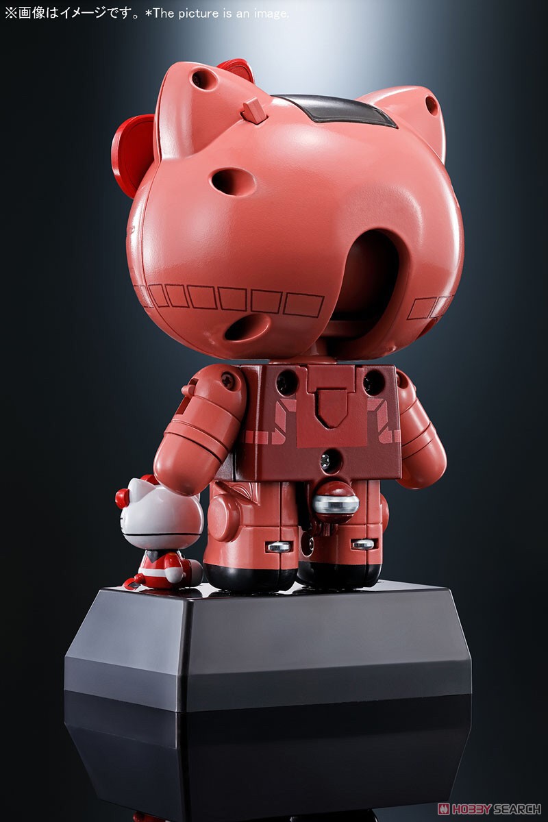 CHOGOKIN Char's Zaku II x Hello Kitty by Bandai