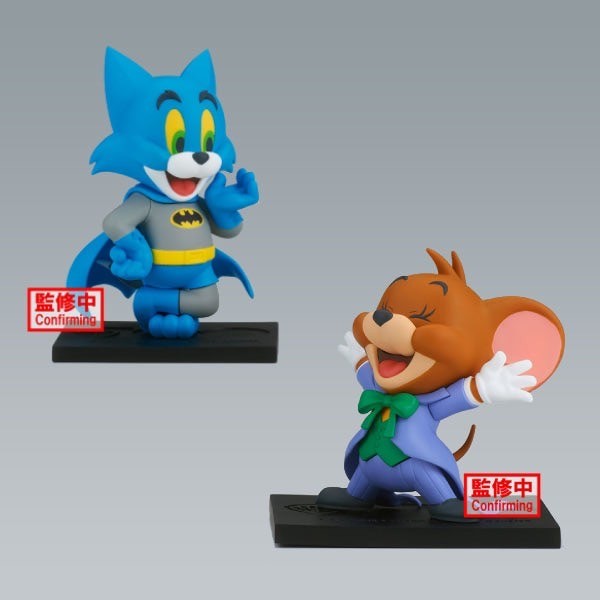 Tom And Jerry Figure Collection ～Tom And Jerry As Batman～ WB100Th Anniversary Ver. By Banpresto (A:Tom) (B:Jerry)
