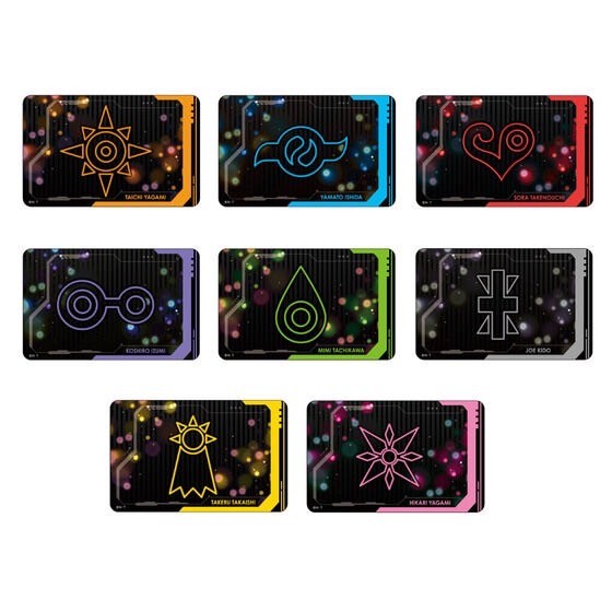 PRE-ORDER : Digimon Adventure PIICA + Clear Pass Case Emblem Series (8 types)