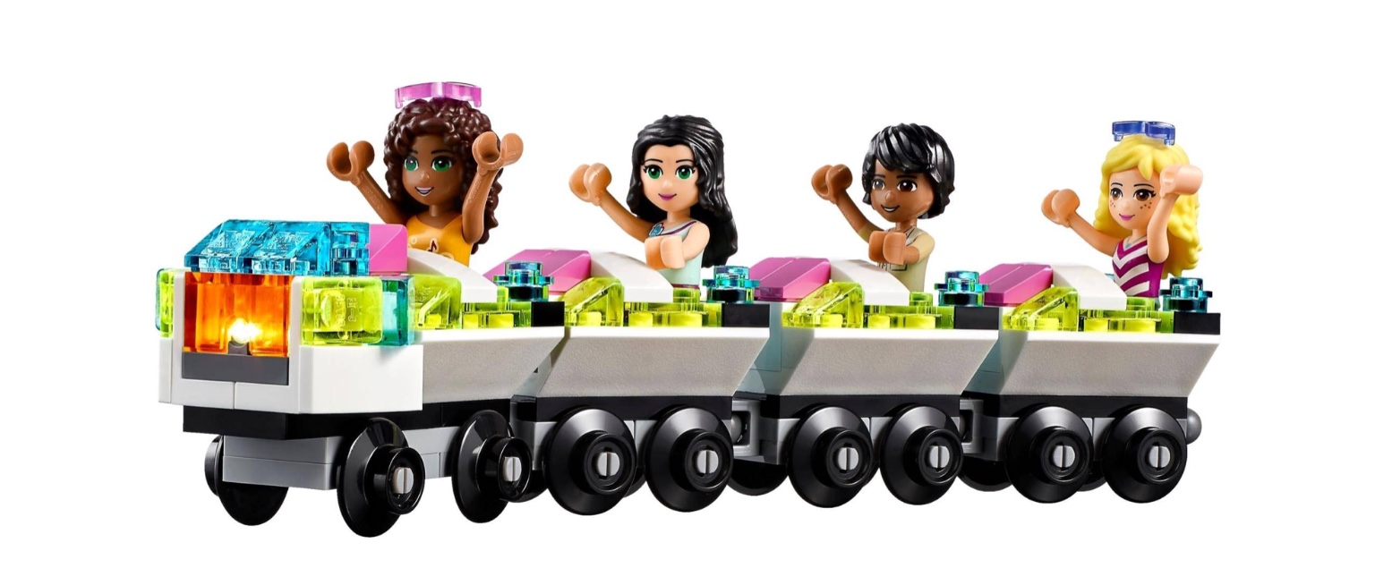 SY 820 Friends Amusement Park Roller Coaster 1178pcs