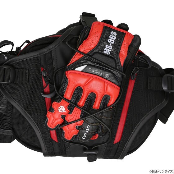 PRE-ORDER : STRICT-G KUSHITANI "Mobile Suit Gundam" HIP BAG RED COMET