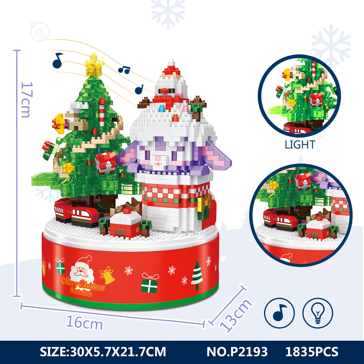 YKO P 2186 - 2190 - Sanrio x Disney Christmas - Stella Lou / Gelatoni / Hello Kitty / My Melody / Cinnamoroll / Pompompurin