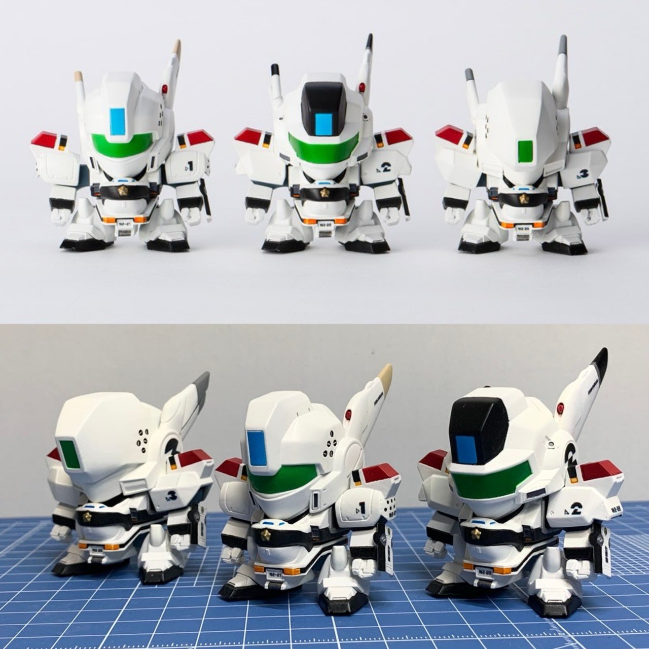 Pre-order : Patlabor: Deformed Mecha Figure World Vol.1 Ingram Unit 1 / 2 / 3 by Genco