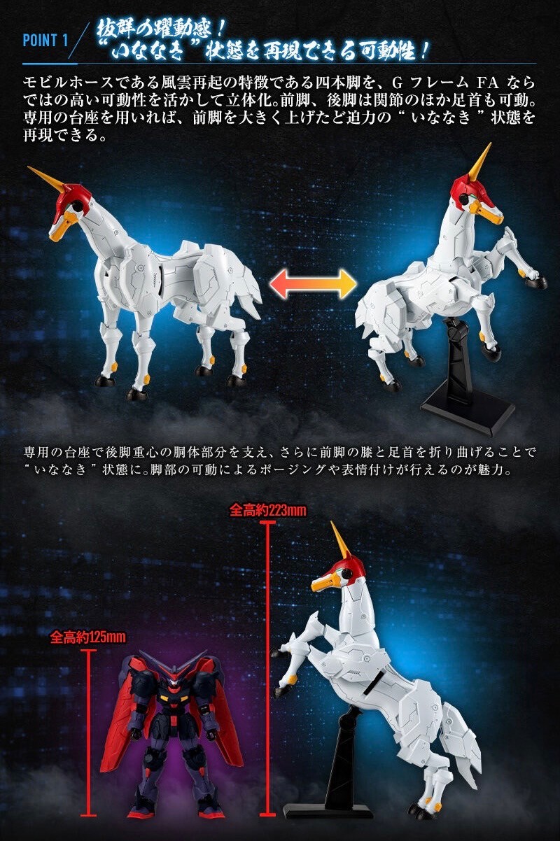 PRE-ORDER : MOBILE SUIT GUNDAM G-FRAME FA Fuunsaiki
