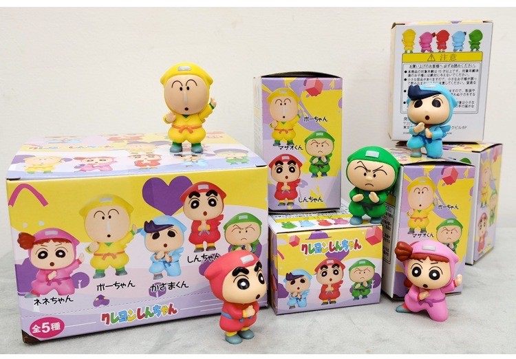 โมเดล Crayon Shinchan - Mononoke Ninja Chinpuden narabundesu (Set of 5)